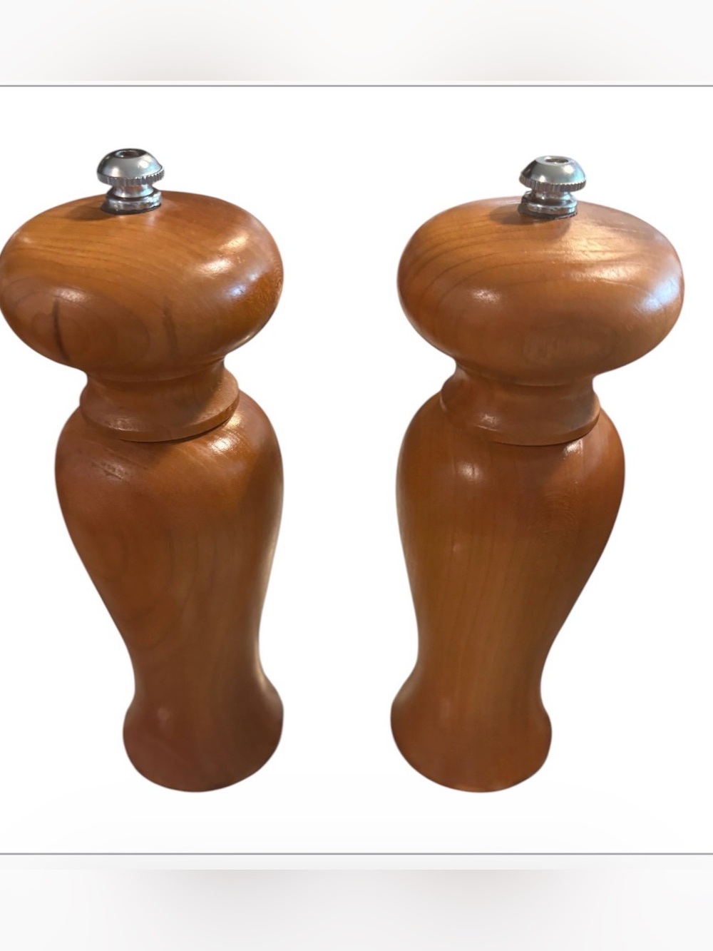 Vic Firth Salt & Pepper Grinder Set Hardwood 7” MCM
